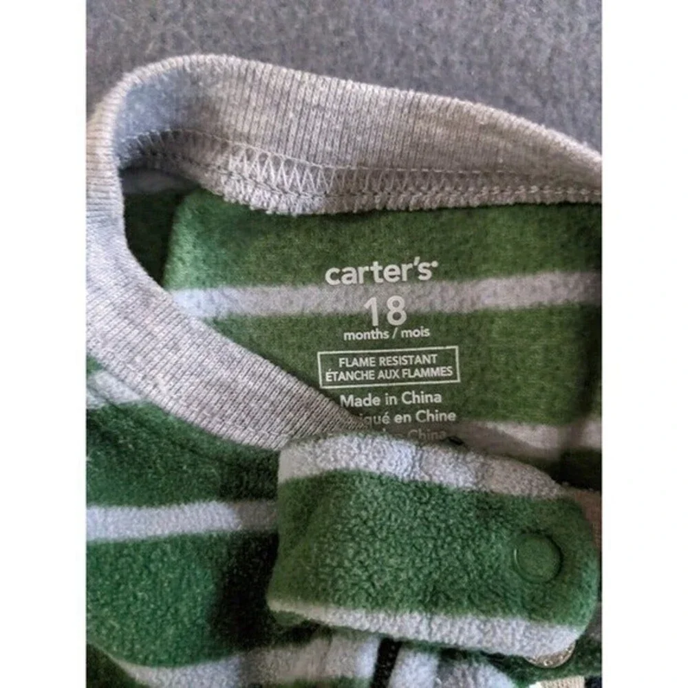 boys puppy fleece footed pajamas size‎ 18 months